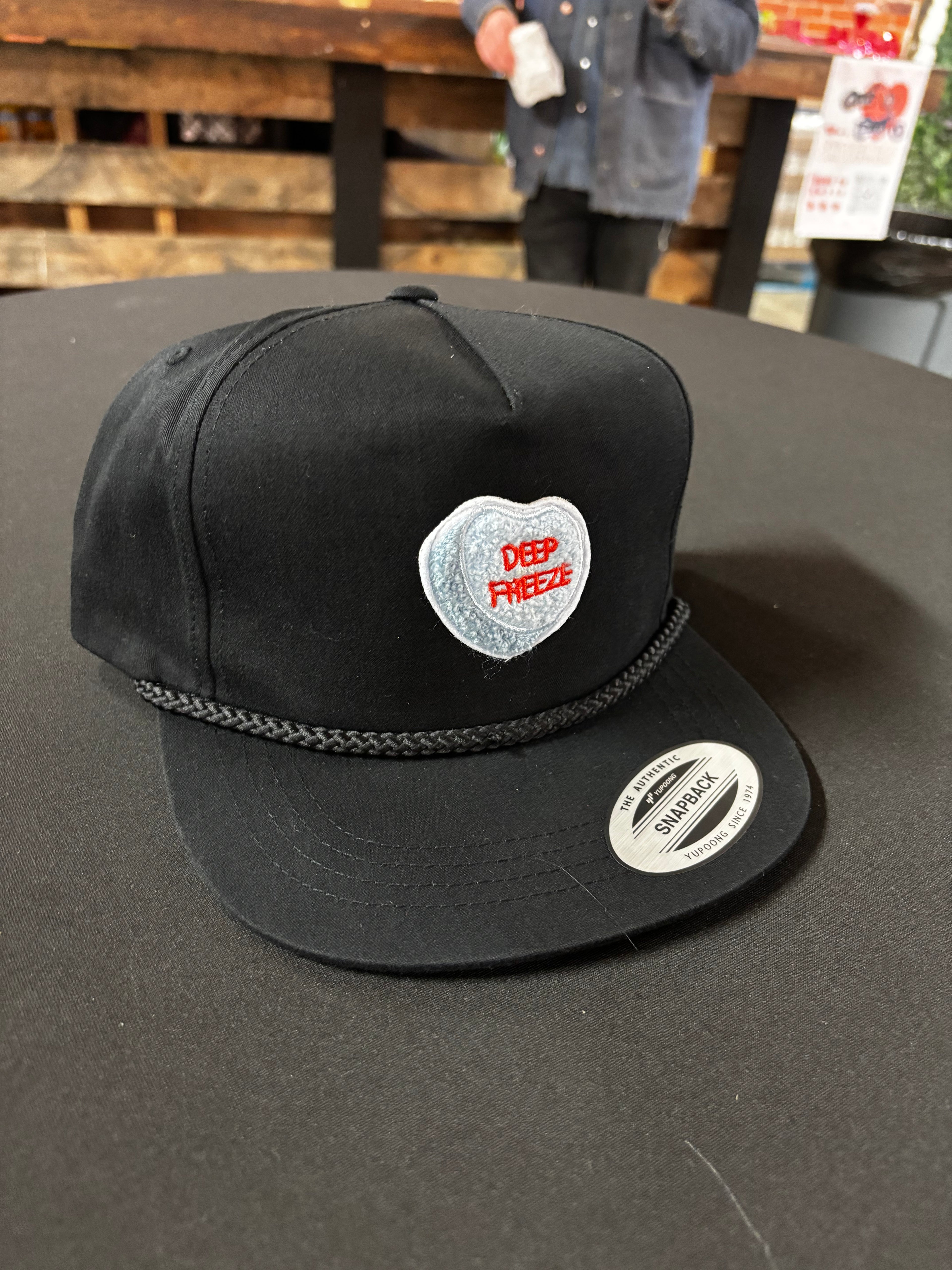 Deep Freeze Candy Heart Hat w/Rope